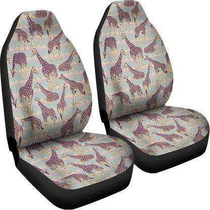 Aztec Giraffe Pattern Print Universal Fit Car Seat Covers