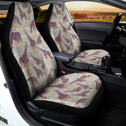 Aztec Giraffe Pattern Print Universal Fit Car Seat Covers