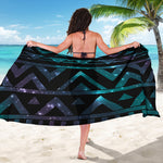 Aztec Tribal Galaxy Pattern Print Beach Sarong Wrap