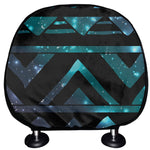 Aztec Tribal Galaxy Pattern Print Car Headrest Covers