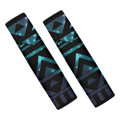 Aztec Tribal Galaxy Pattern Print Car Seat Belt Covers