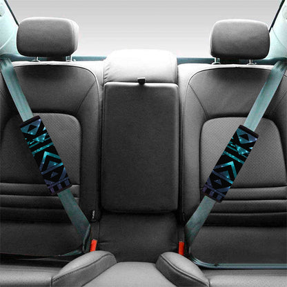 Aztec Tribal Galaxy Pattern Print Car Seat Belt Covers