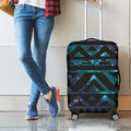 Aztec Tribal Galaxy Pattern Print Luggage Cover