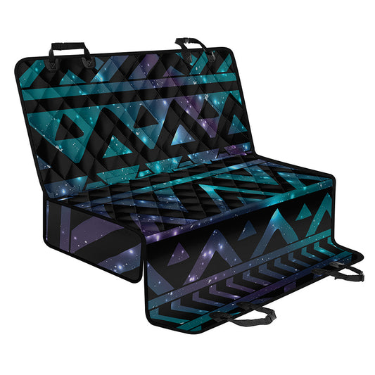Aztec Tribal Galaxy Pattern Print Pet Car Back Seat Cover