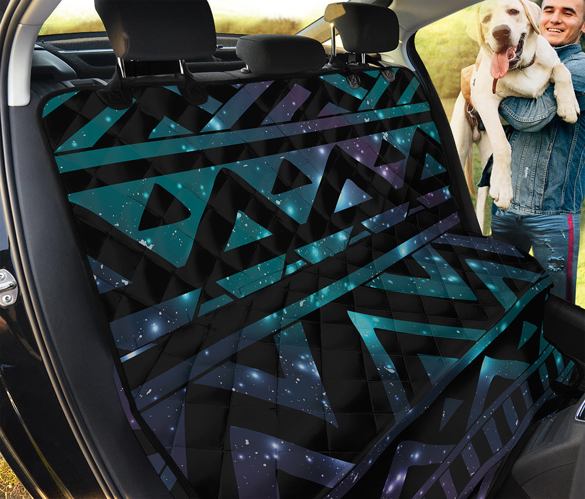 Aztec Tribal Galaxy Pattern Print Pet Car Back Seat Cover