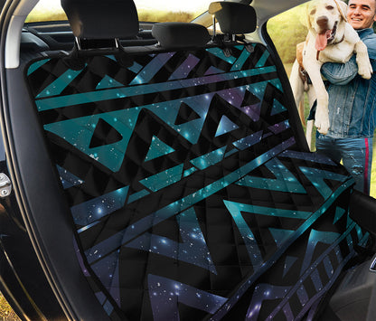 Aztec Tribal Galaxy Pattern Print Pet Car Back Seat Cover