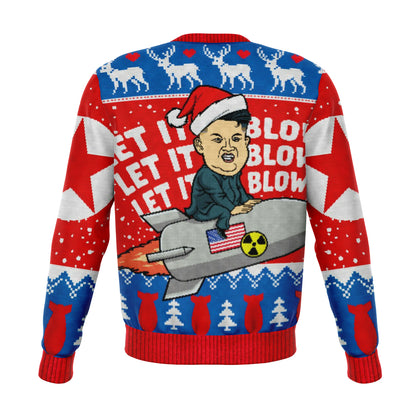 Let It Blow Ugly Christmas Sweater