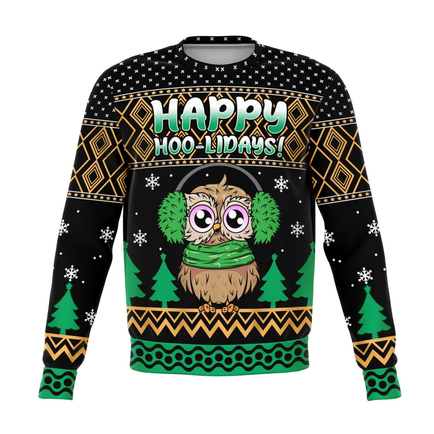 Happy Hoo-Lidays Ugly Christmas Sweater