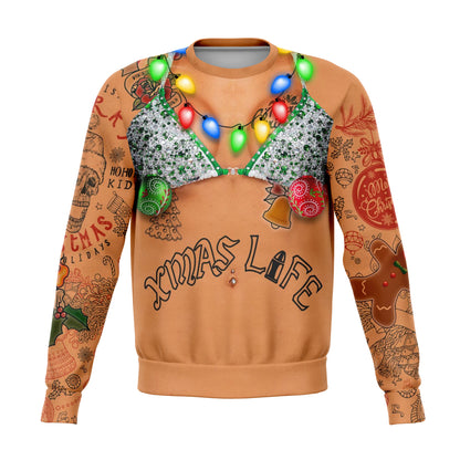 Beach Body Xmas Life Ugly Christmas Sweater