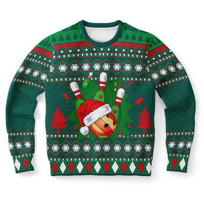Happy Bowling Ugly Christmas Sweater