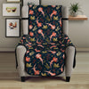 Baby Axolotl Pattern Print Armchair Protector