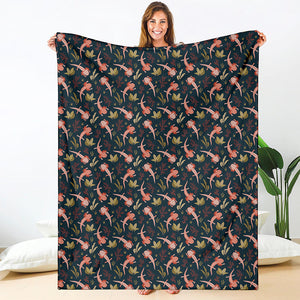 Baby Axolotl Pattern Print Blanket