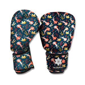 Baby Axolotl Pattern Print Boxing Gloves