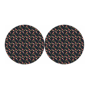 Baby Axolotl Pattern Print Car Coasters