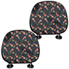 Baby Axolotl Pattern Print Car Headrest Covers