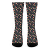 Baby Axolotl Pattern Print Crew Socks