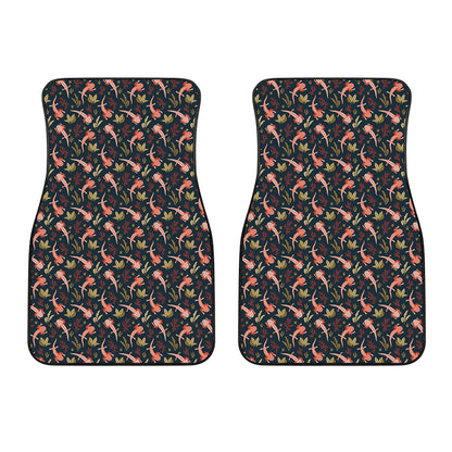 Baby Axolotl Pattern Print Front Car Floor Mats