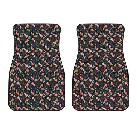 Baby Axolotl Pattern Print Front Car Floor Mats
