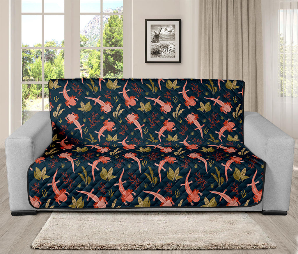 Baby Axolotl Pattern Print Futon Protector