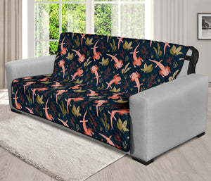 Baby Axolotl Pattern Print Futon Protector