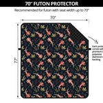 Baby Axolotl Pattern Print Futon Protector