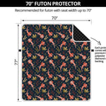 Baby Axolotl Pattern Print Futon Protector