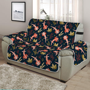 Baby Axolotl Pattern Print Half Sofa Protector