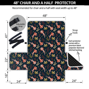 Baby Axolotl Pattern Print Half Sofa Protector