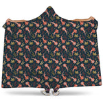 Baby Axolotl Pattern Print Hooded Blanket