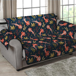 Baby Axolotl Pattern Print Loveseat Protector