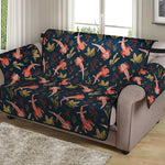 Baby Axolotl Pattern Print Loveseat Protector