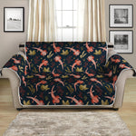 Baby Axolotl Pattern Print Loveseat Protector