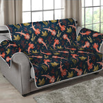 Baby Axolotl Pattern Print Loveseat Protector