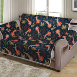 Baby Axolotl Pattern Print Loveseat Protector