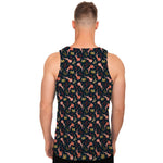 Baby Axolotl Pattern Print Men's Tank Top