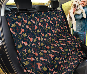 Baby Axolotl Pattern Print Pet Car Back Seat Cover