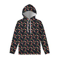 Baby Axolotl Pattern Print Pullover Hoodie
