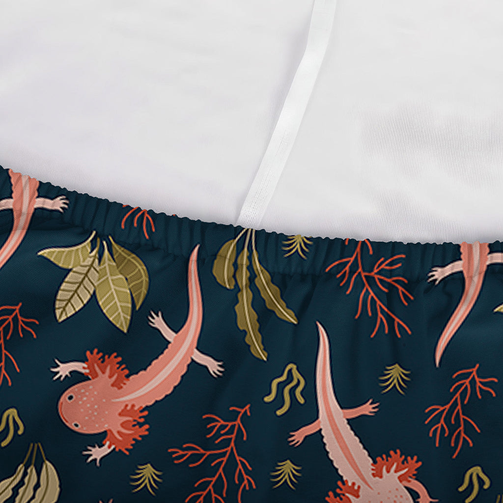 Baby Axolotl Pattern Print Sofa Cover