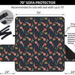 Baby Axolotl Pattern Print Sofa Protector