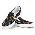 Baby Axolotl Pattern Print White Slip On Sneakers