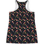 Baby Axolotl Pattern Print Women's Racerback Tank Top