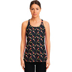 Baby Axolotl Pattern Print Women's Racerback Tank Top