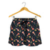 Baby Axolotl Pattern Print Women's Shorts