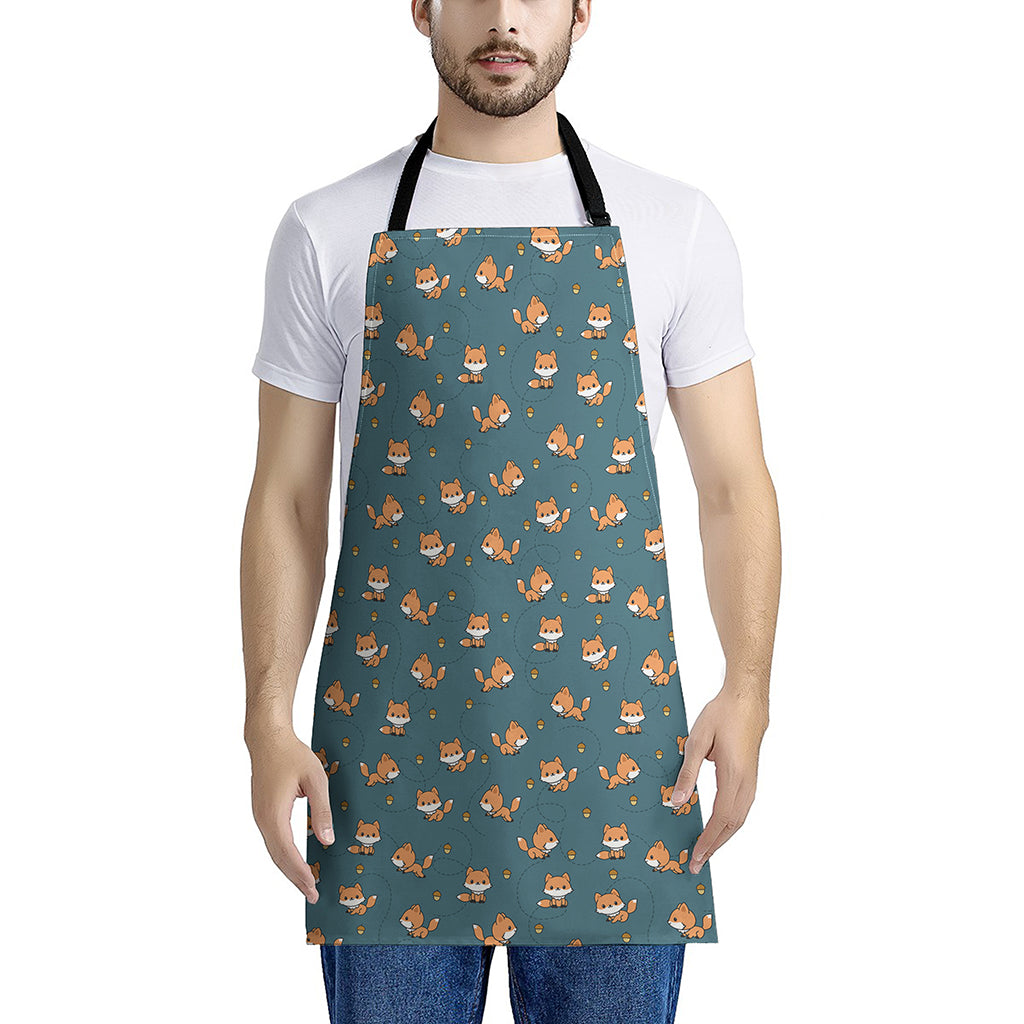Baby Fox Pattern Print Apron