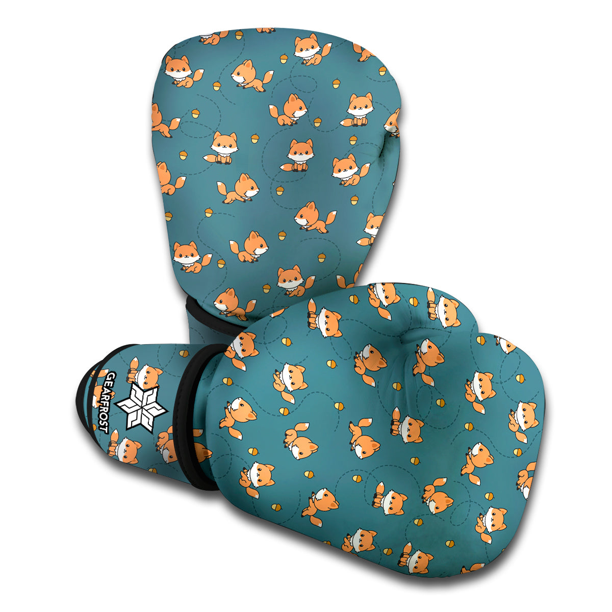 Baby Fox Pattern Print Boxing Gloves