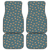 Baby Fox Pattern Print Front and Back Car Floor Mats