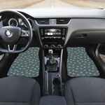 Baby Fox Pattern Print Front and Back Car Floor Mats