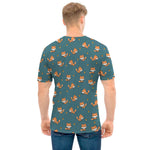 Baby Fox Pattern Print Men's T-Shirt