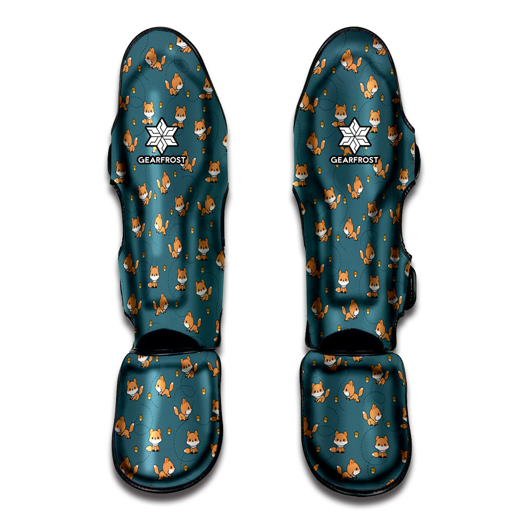 Baby Fox Pattern Print Muay Thai Shin Guard