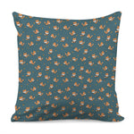 Baby Fox Pattern Print Pillow Cover